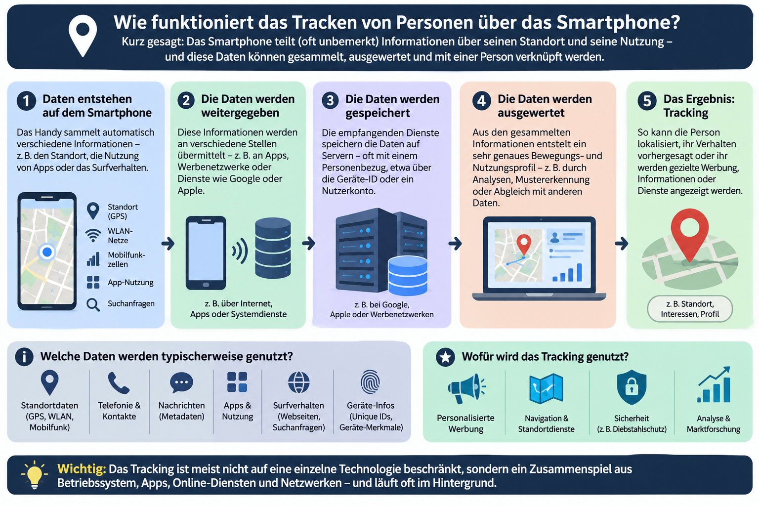 Zwischen Überwachung und Sicherheit: Smartphone-Tracking, Datenschutz und die Alternative eines aktiven Sicherheitssystems am Beispiel von RetterPlus